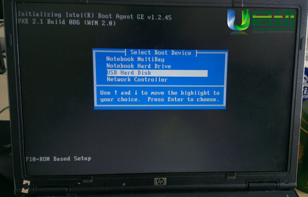 惠普笔记本电脑一键u盘启动详细图文教程