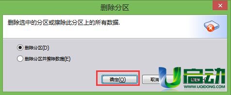 删除磁盘分区