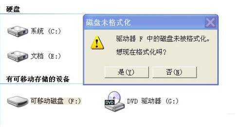 u盘需要格式化才能打开怎么办？提示u盘格式化错误解决方法