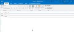outlook2013邮件中如何去掉回车符号？