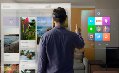 微软HoloLens：玩Win10电脑游戏不用切屏