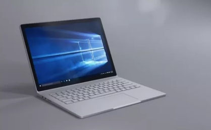 微软发布Win10 Surface Book顶配版笔电 售价¥20700