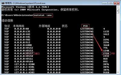 win7系统怎么查看端口占用情况 win7系统查看端口占用情况方法介绍