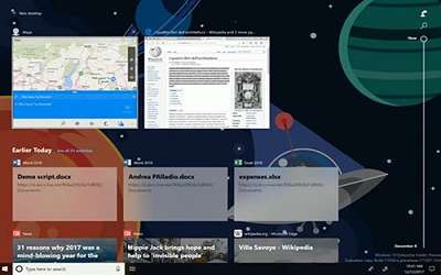 微软win10预览版将上线时间轴功能