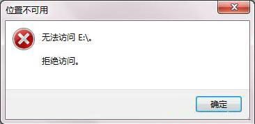 win7电脑磁盘打不开怎么办?电脑插入硬盘提示拒绝访问怎么办?