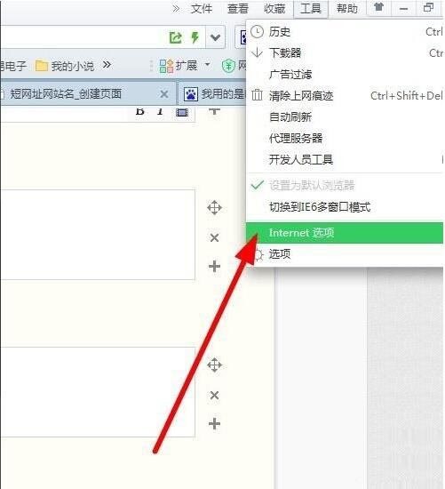 Internet选项