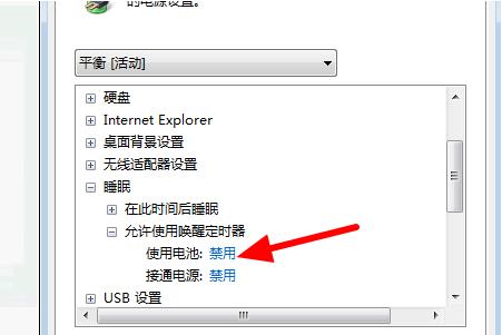 电源选项